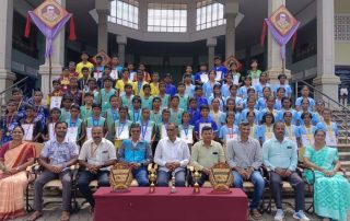 Overall prize in sports meet for JSS Higher Primary School